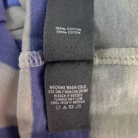 Aerie Lavender and Cream Striped Top - Picture 5 of 7